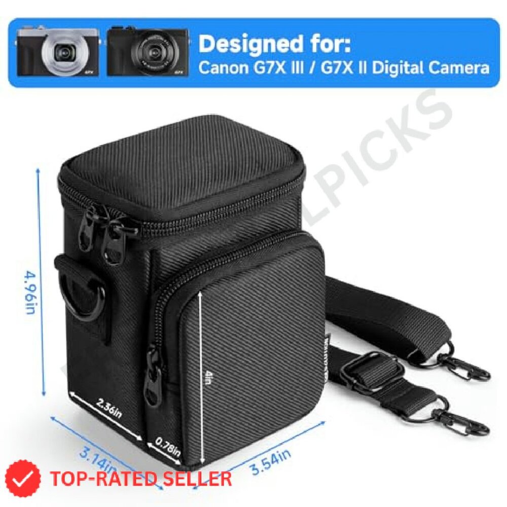 Compact Camera Case Travel Bag Multi-Layer Protec… - image 3